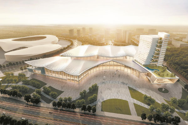 会展中心效果图 会展中心效果图