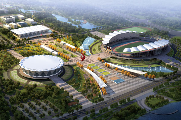 体育场效果图 体育场效果图