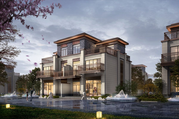 别墅效果图 别墅效果图