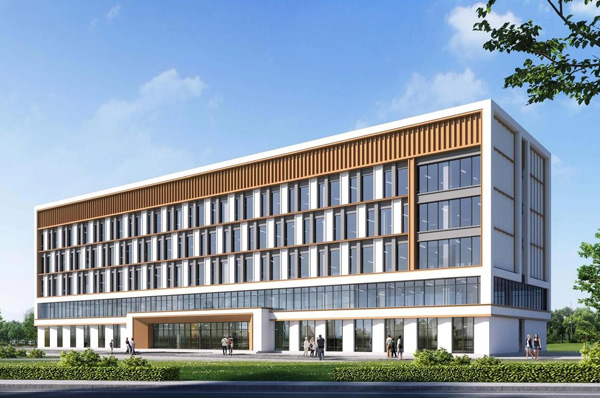 办公楼效果图 办公楼效果图