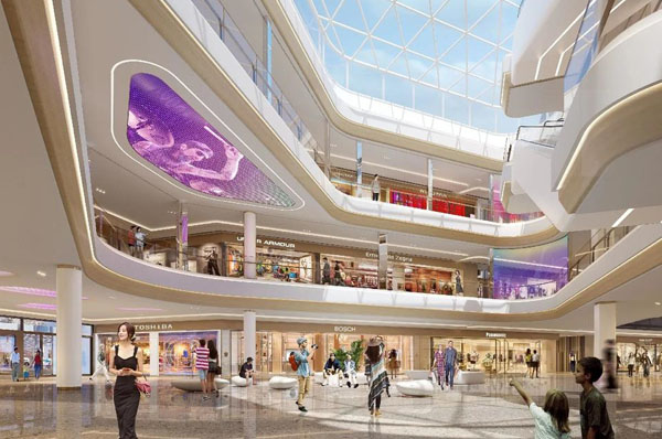 商场效果图 商场效果图
