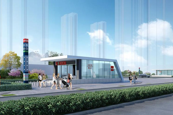 地铁站效果图 地铁站效果图