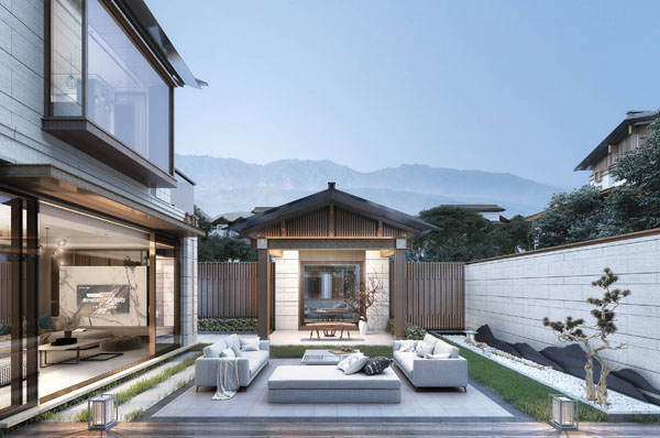 庭院效果图 庭院效果图