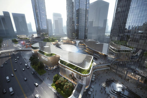 建筑外观效果图 建筑外观效果图