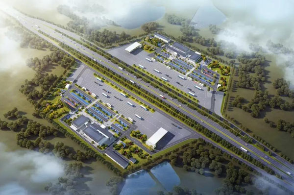 服务区效果图 服务区效果图