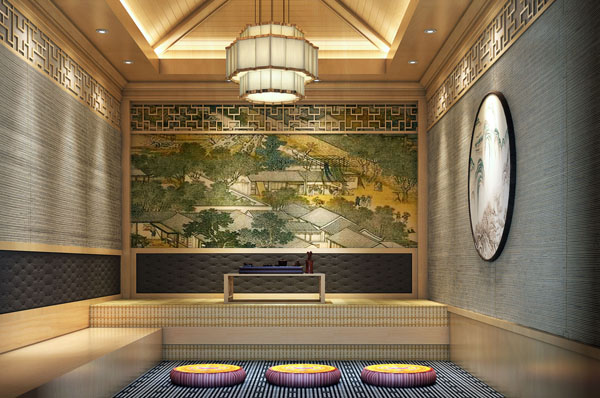 桑拿房效果图 桑拿房效果图