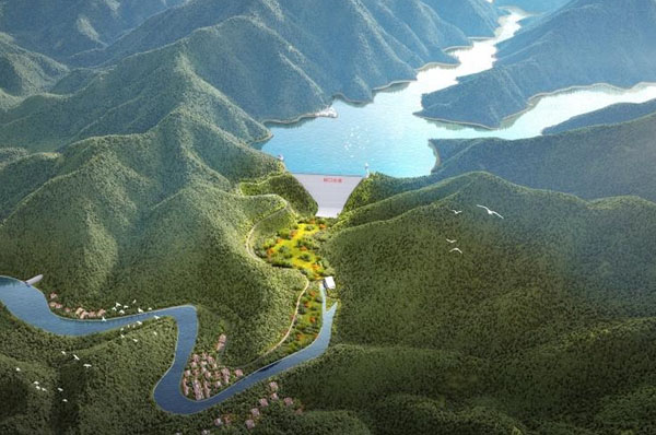 水库效果图 水库效果图