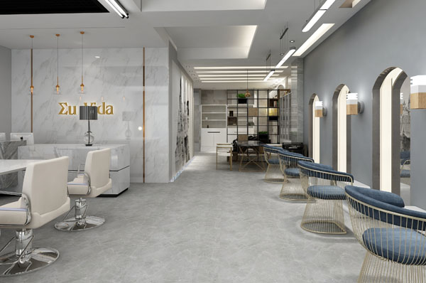 理发店效果图 理发店效果图