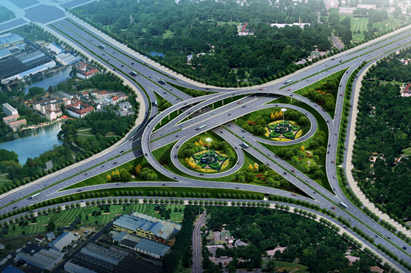 立交桥效果图 立交桥效果图