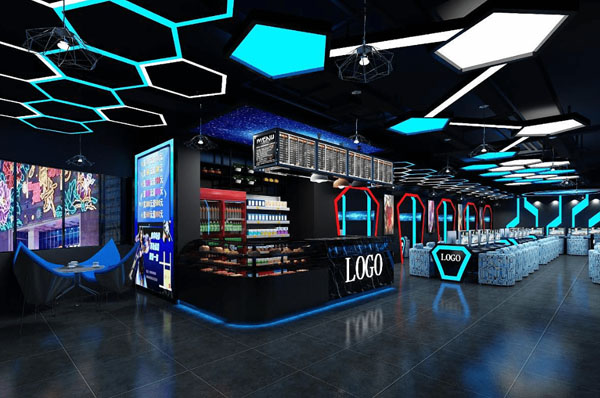 网吧效果图 网吧效果图