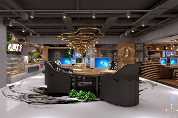 网咖效果图 网咖效果图