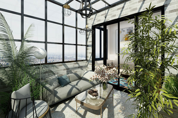 阳光房效果图 阳光房效果图