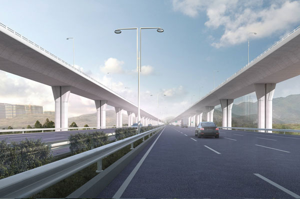 高速公路效果图 高速公路效果图